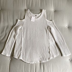 NEW! Free People Cold Shoulder Sweater
